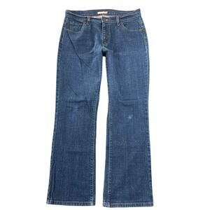 Levi’s 550 Relaxed Boot Cut Jeans 2000s Mid Rise Medium Wash Denim - 32